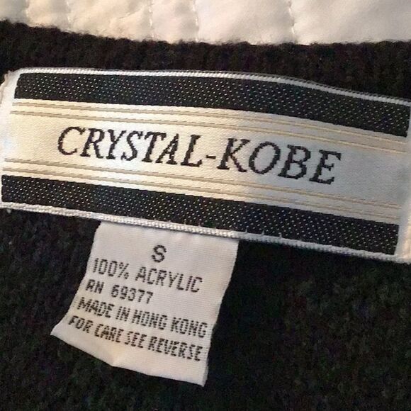 Crystal-Kobe early 2000’s Navy and Green Plaid Soft Knit Blazer Jacket - Picture 10 of 12